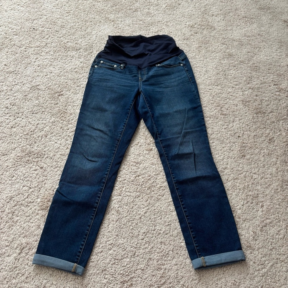 Gap maternity girlfriend jeans